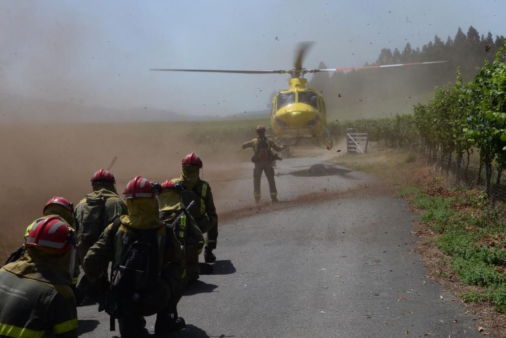 Incendio forestal en San Salvados de Meis