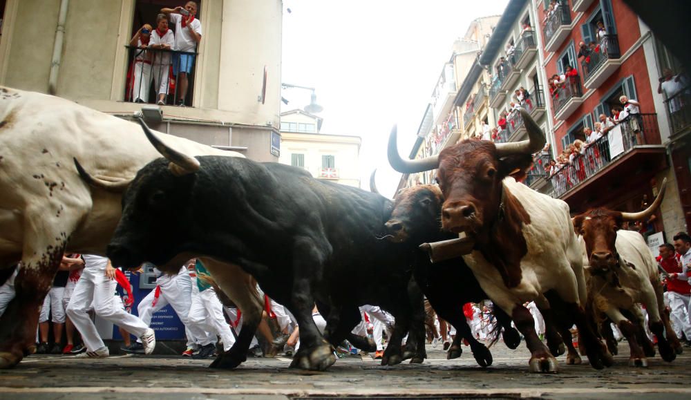 El cuarto encierro, rápido y limpio.