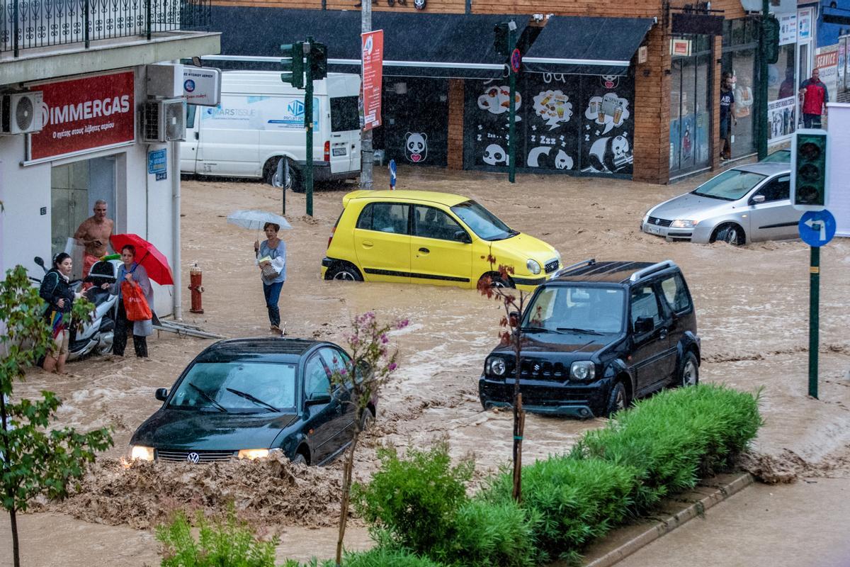 Una tormenta azota Grecia