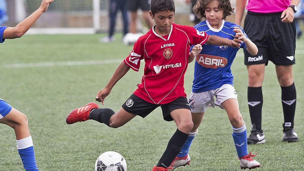 Imagende un partido de categorías inferiores en Vigo.