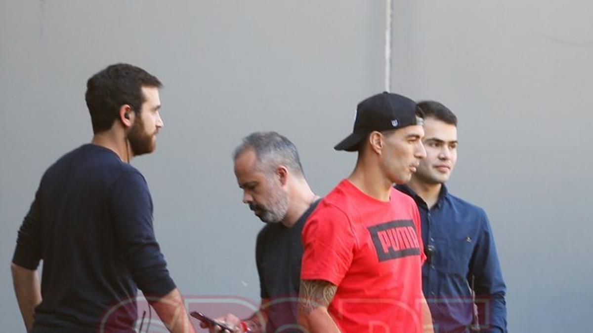 Luís Suárez y David Beckham juntos en Barcelona para rodar un anuncio