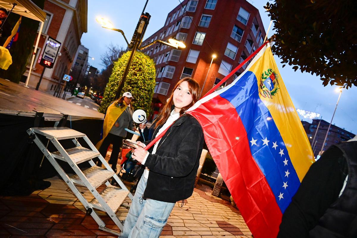 Concentración de venezolanos en Castellón