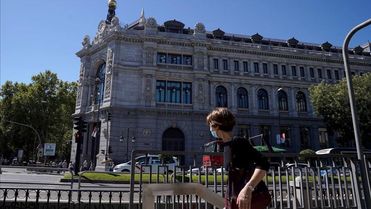 Sede del Banco de Espana en Madrid.