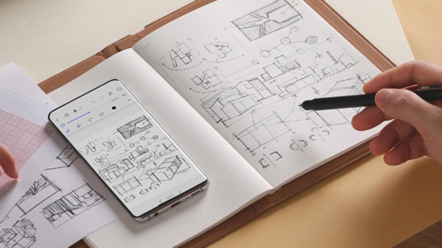 Así es el cuaderno inteligente que dibuja al mismo tiempo en tu móvil lo que hagas en el papel