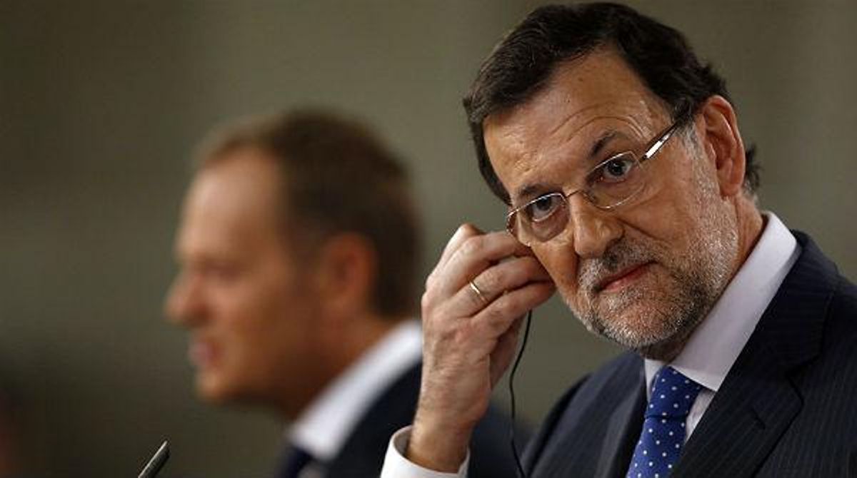 Rajoy reitera que l’Estat de dret no accepta xantatges i assegura que això és una democràcia seriosa.