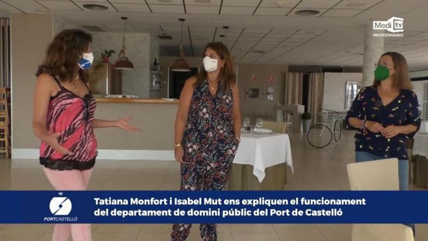 Loles García habló con Tatiana Monfort e Isabel Mut en el puerto de Castelló. | MEDI TV