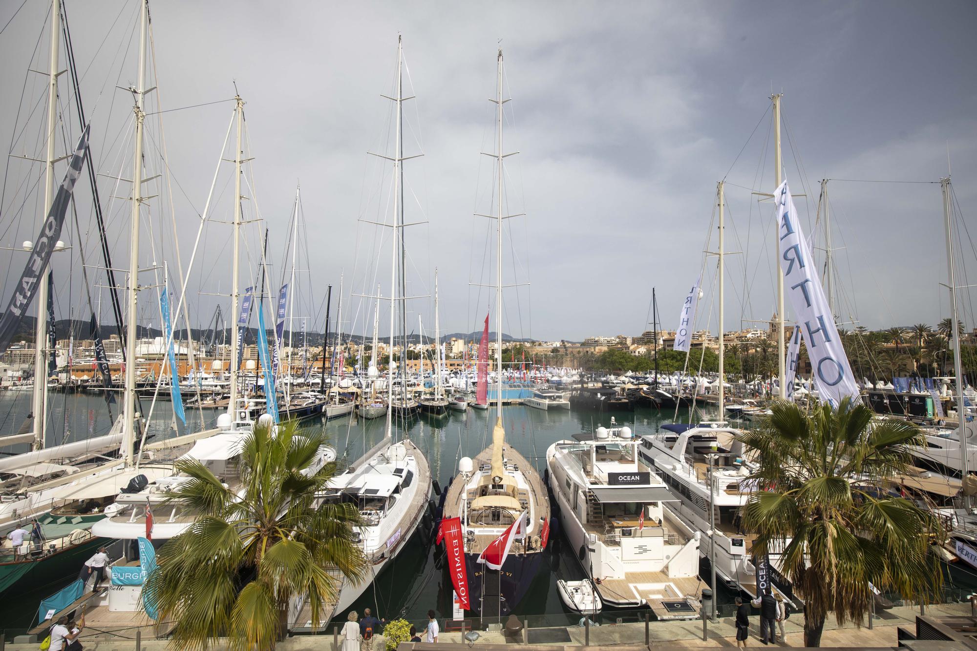 Las imágenes de la Palma International Boat Show, abierta hasta el domingo en el Moll Vell