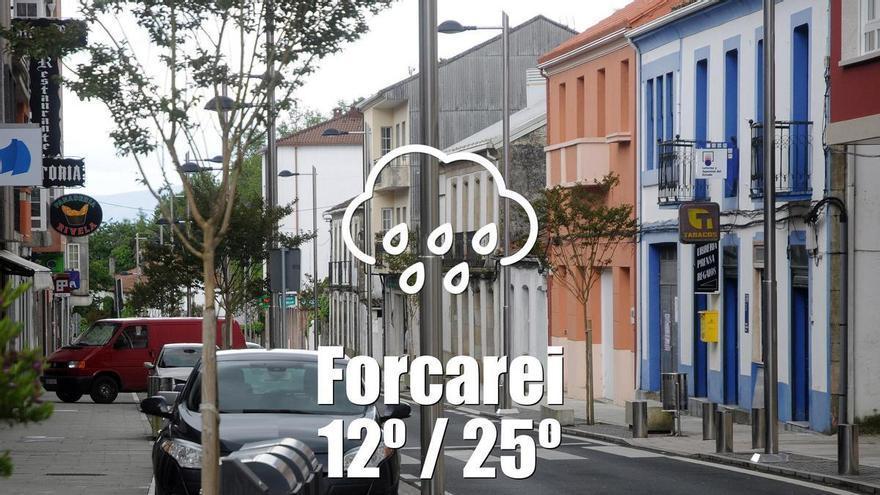 El tiempo en Forcarei: previsión meteorológica para hoy, martes 15 de septiembre