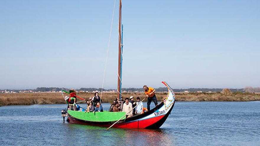 Un paseo en una embarcación tradicional por los canales de Estarreja