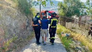 La Guardia Urbana de Barcelona rescata a una persona mayor que se cayó en Collserola