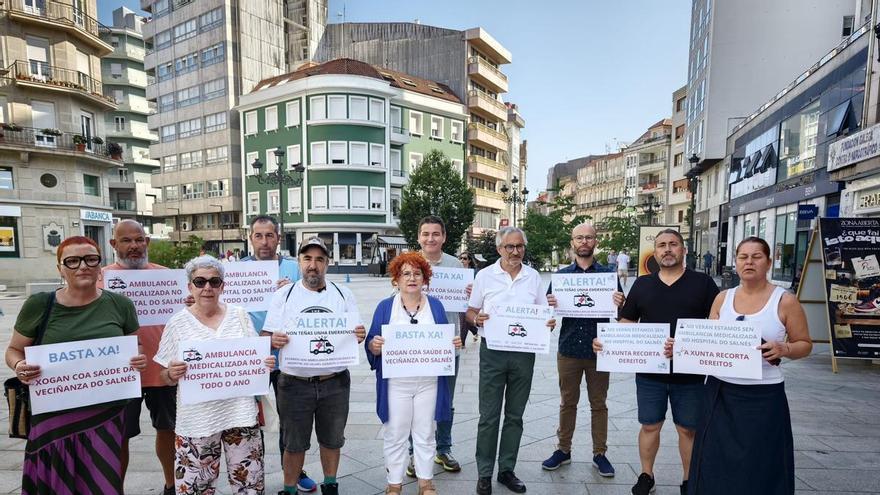 El BNG denuncia que la ambulancia medicalizada se traslada de nuevo a Sanxenxo