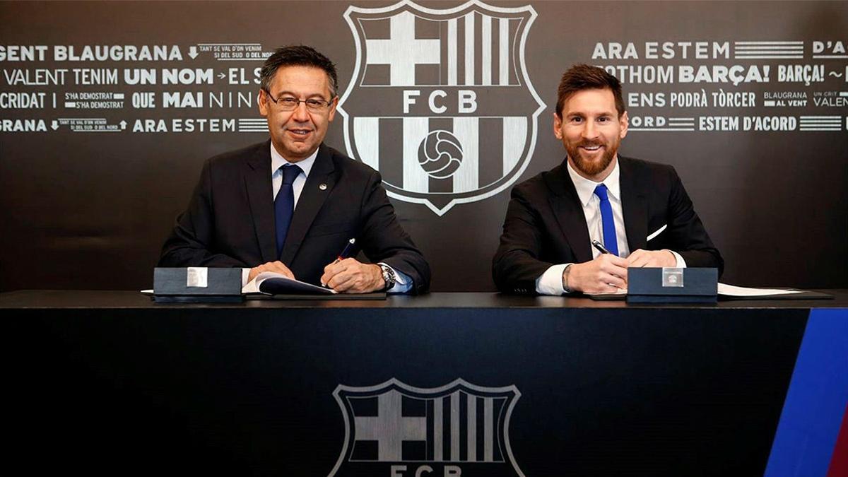 Espadas en alto entre Messi y la junta directiva del FC Barcelona