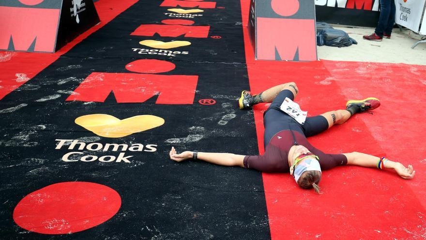 Wie die Athleten nach dem Rennen: Der Full Ironman in Alcúdia ist am Ende.