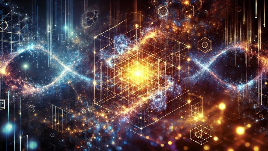 Partículas de luz que coexisten en 37 dimensiones simultáneas