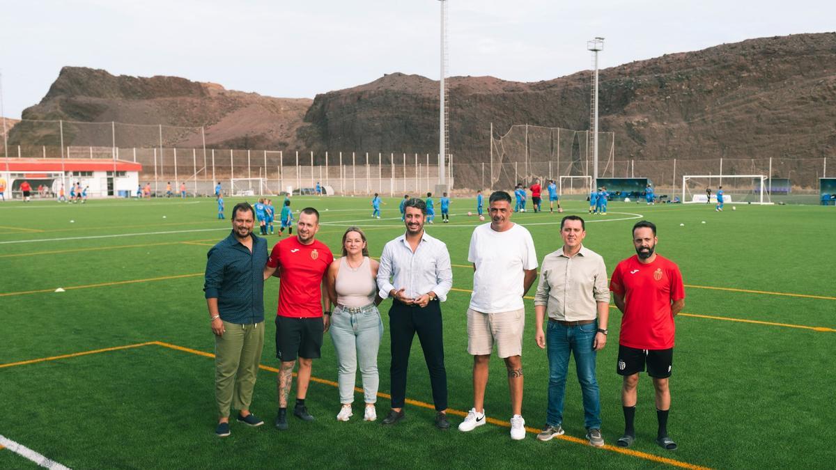 Un momento de la visita a las instalaciones.