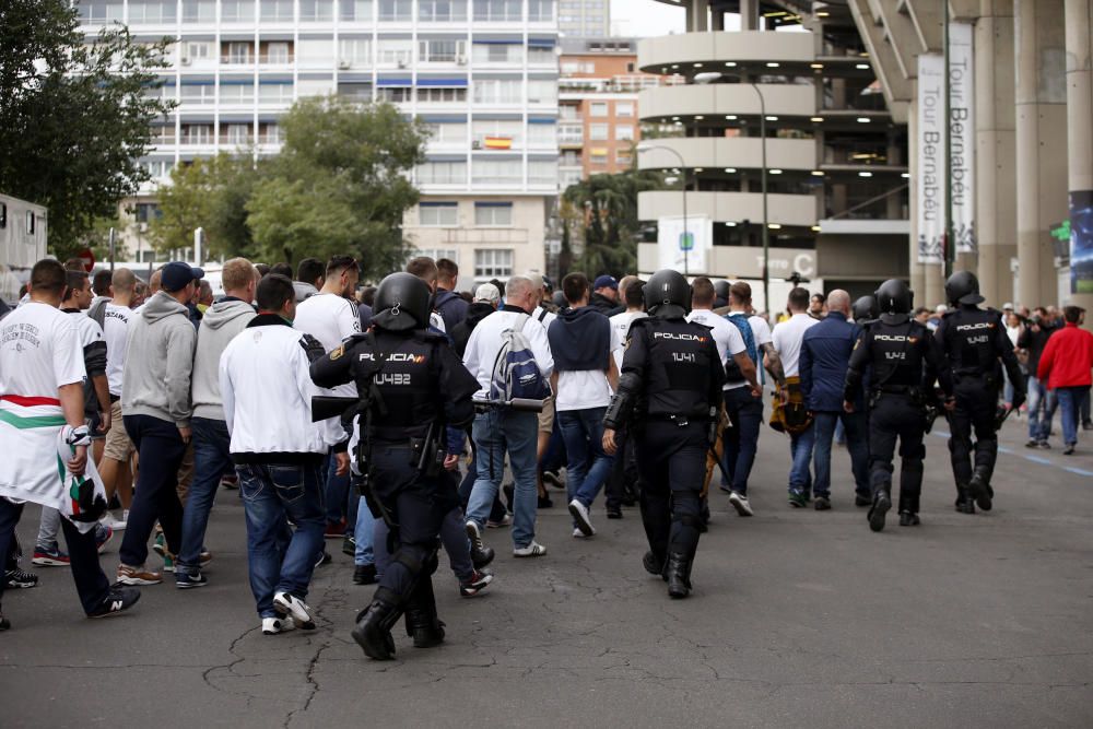 Los ultras del Legia causan disturbios en Madrid