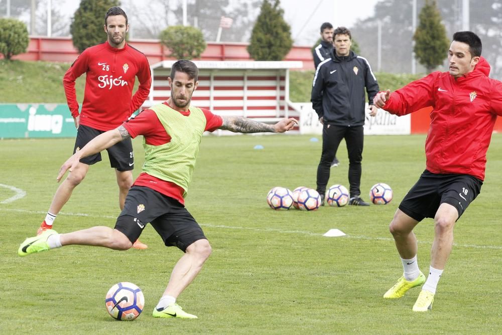 Entrenamiento del Sporting