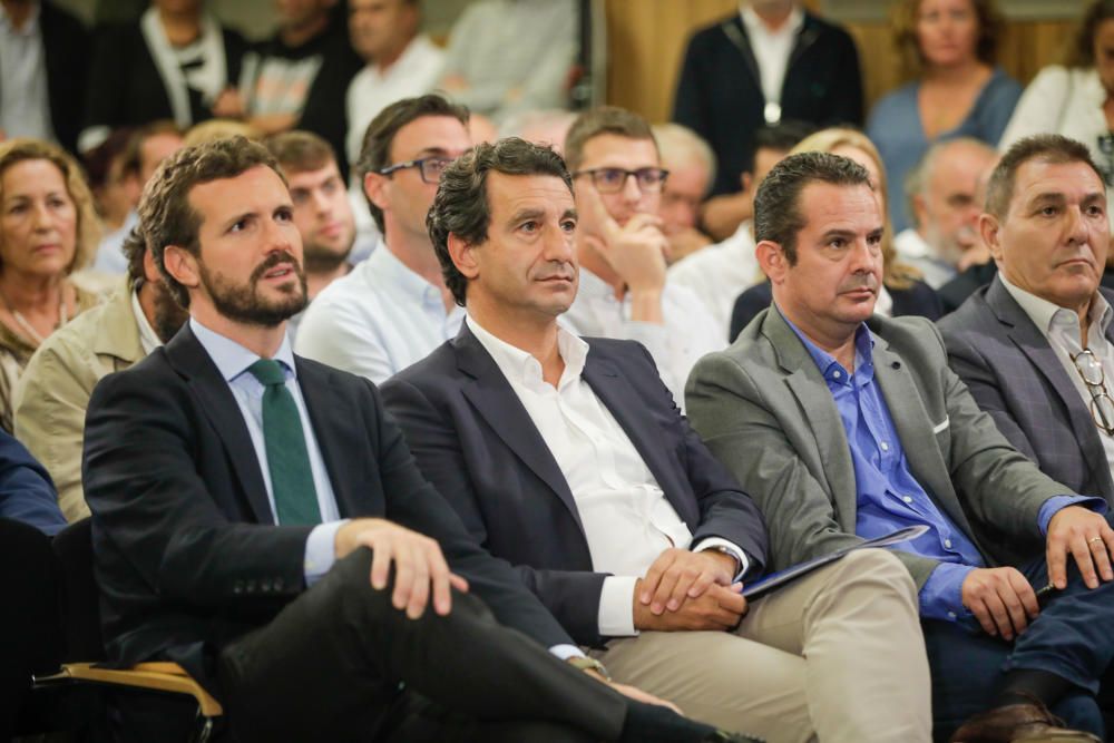 Pablo Casado en su mitin de campaña celebrado en Palma