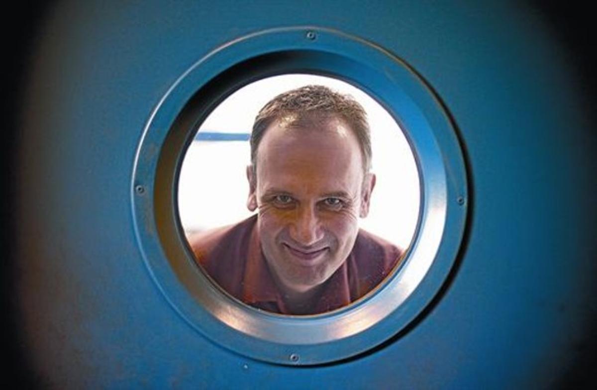 El periodista i escriptor alemany Volker Kutscher, divendres a Barcelona.