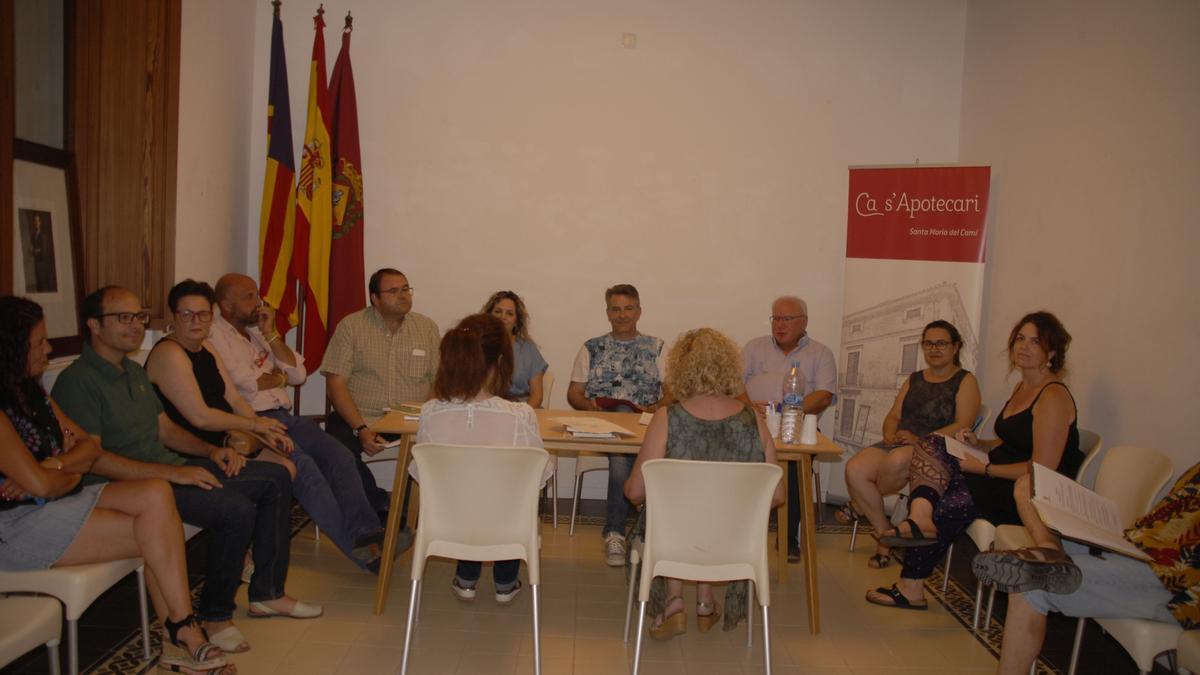 Imagen de archivo de un pleno celebrado en Santa Maria.