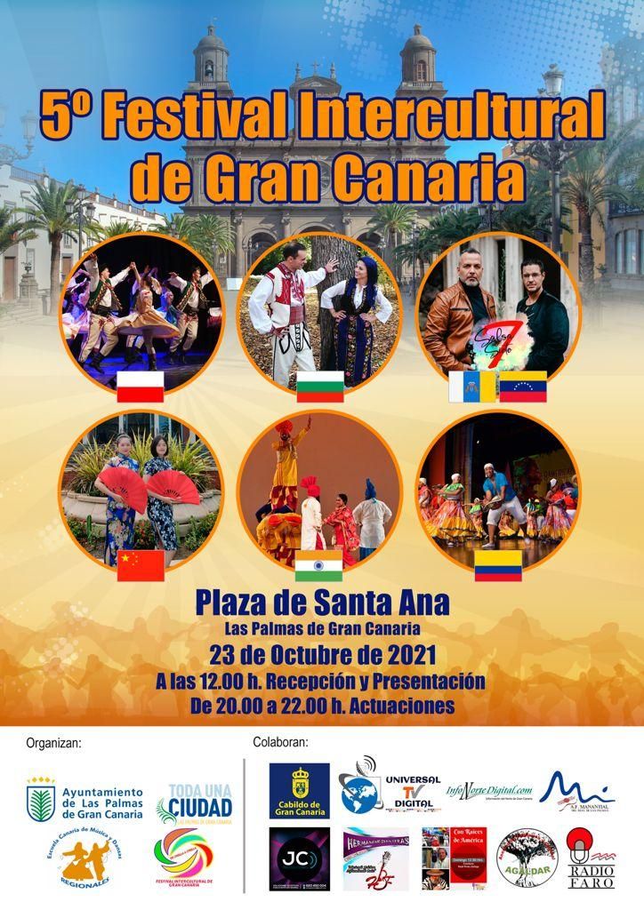 Cartel del 5º Festival Intercultural.