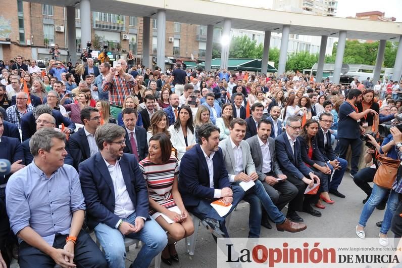 Albert Rivera, líder de Ciudadanos, en Murcia