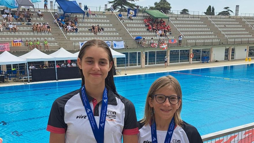 El Inacua Málaga consigue la primera medalla de su historia en un Campeonato Nacional de natación artística