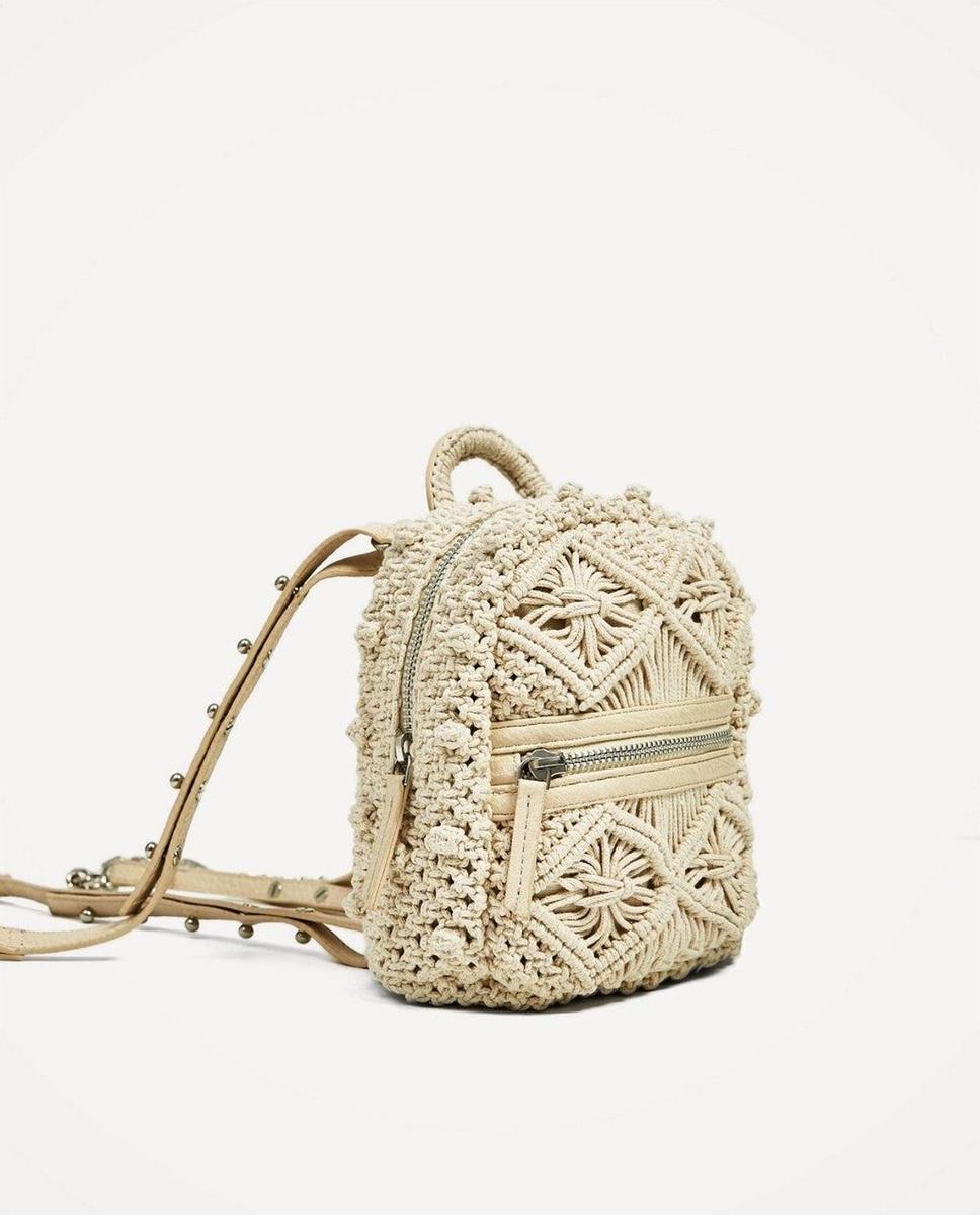 Mochila macramé