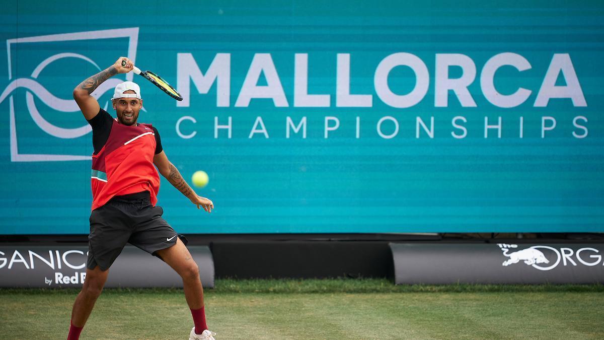 Kyrgios beim ATP-Turnier auf Mallorca 2022.