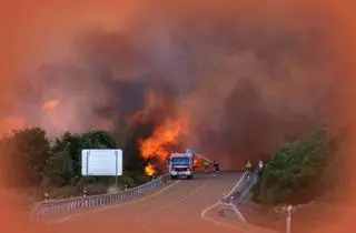 Reconocimiento a los bomberos de Aliste por su labor en los grandes incendios