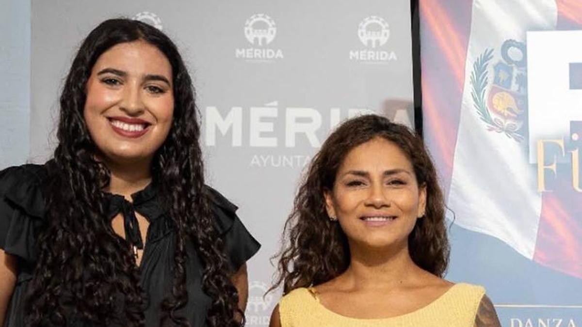 Presentación de la convivencia 'Fiestas Patrias de Perú' en Mérida.