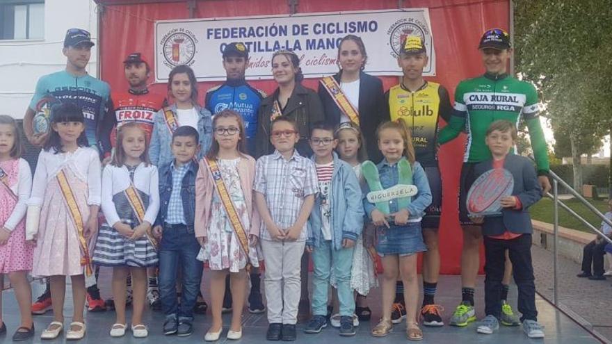 Podio del Trofeo Santa Quiteria disputado en Higueruela