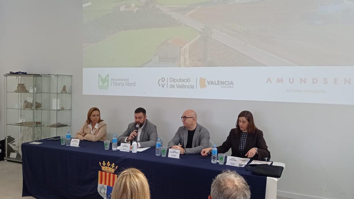 Fran López durante la presentación del Plan de Turismo