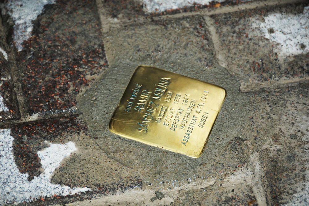 Manresa posa les primeres plaques Stolpersteine