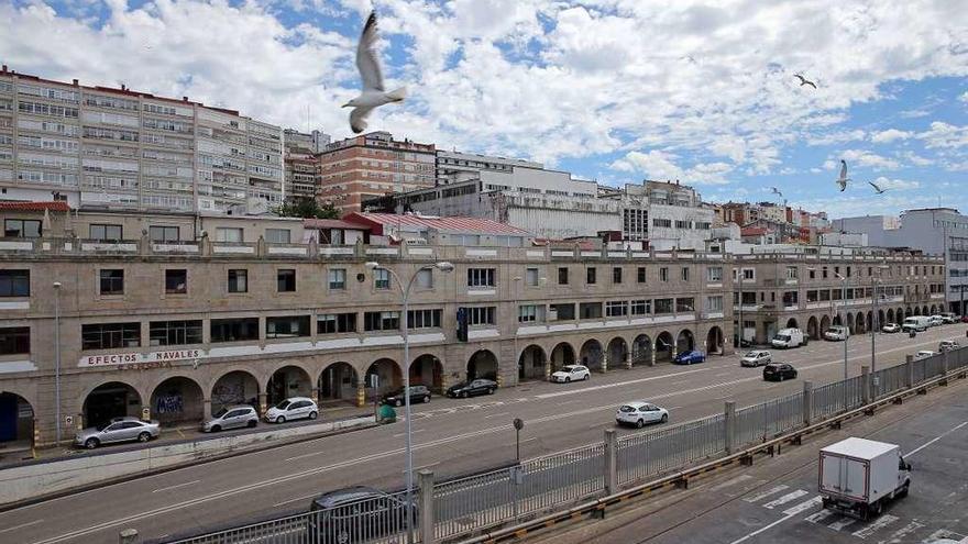 Imagen de las oficinas portuarias que tiene el Puerto en la avenida de Beiramar. // M.G.Brea