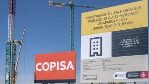 Edificio de viviendas en construcción en Cataluña.