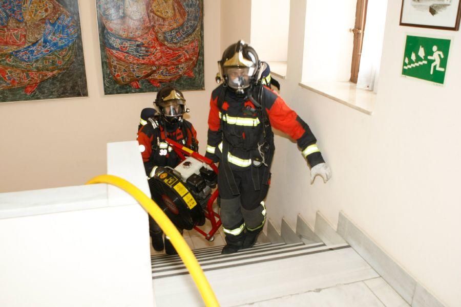 Simulacro de Bomberos.