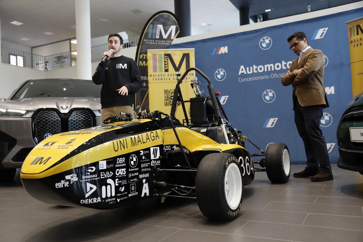 BMW Automotor apoya al equipo MART de la UMA en la construcción de un vehículo eléctrico para participar en la Fórmula Student