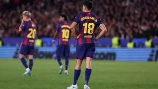 Gerard Martín se queda en el gimnasio y estará disponible ante el Atlético de Madrid