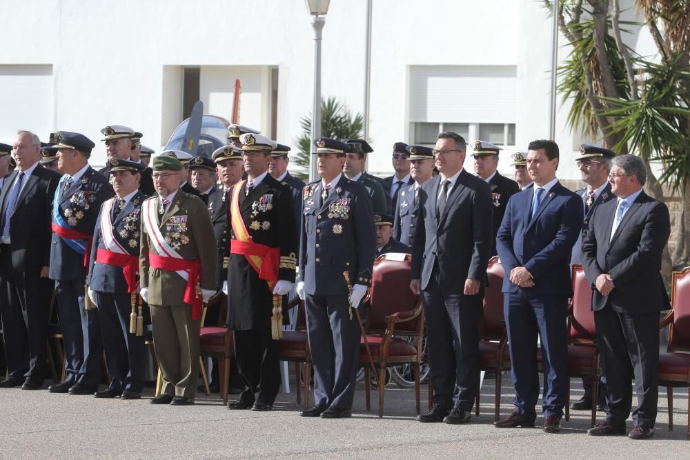 Jura de bandera de nuevos alumnos en la Academia General del Aire