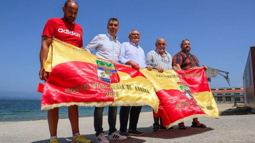 Presentación de la XXX Bandeira que se disputará en Vilaxoán esta tarde.