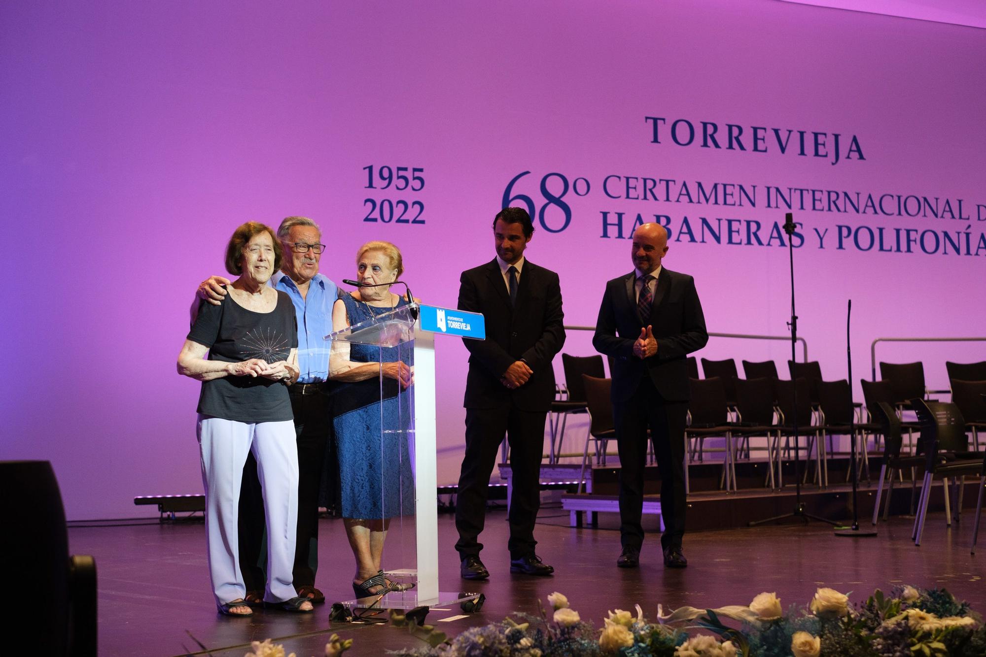 Velada inaugural del Certamen Internacional de Habaneras y Polifonía de Torrevieja