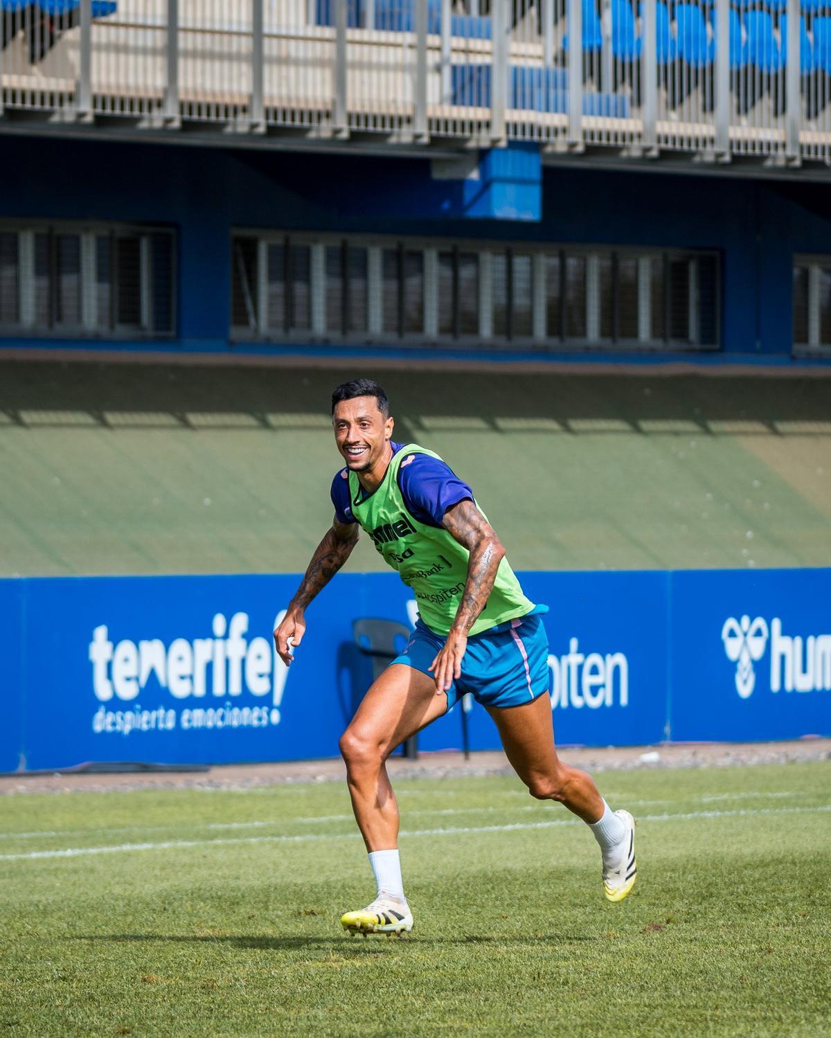 Maikel Mesa, este viernes.