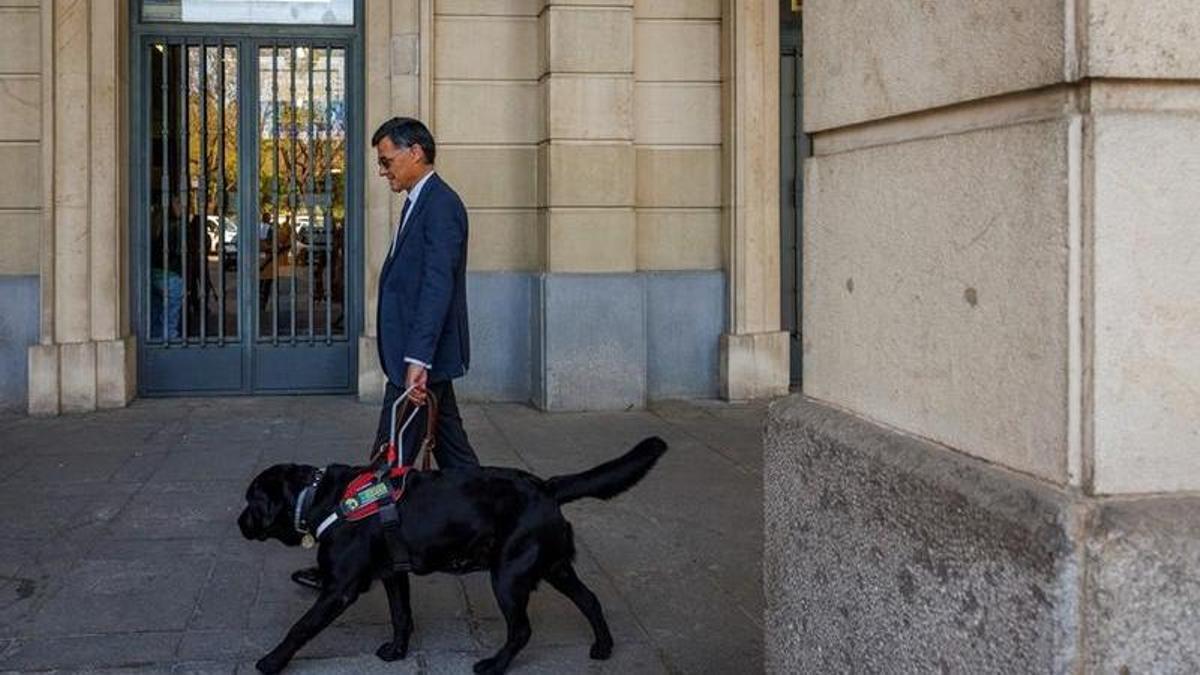 Pusky, en una imagen nada más llegar a la Audiencia Provincial de Sevilla