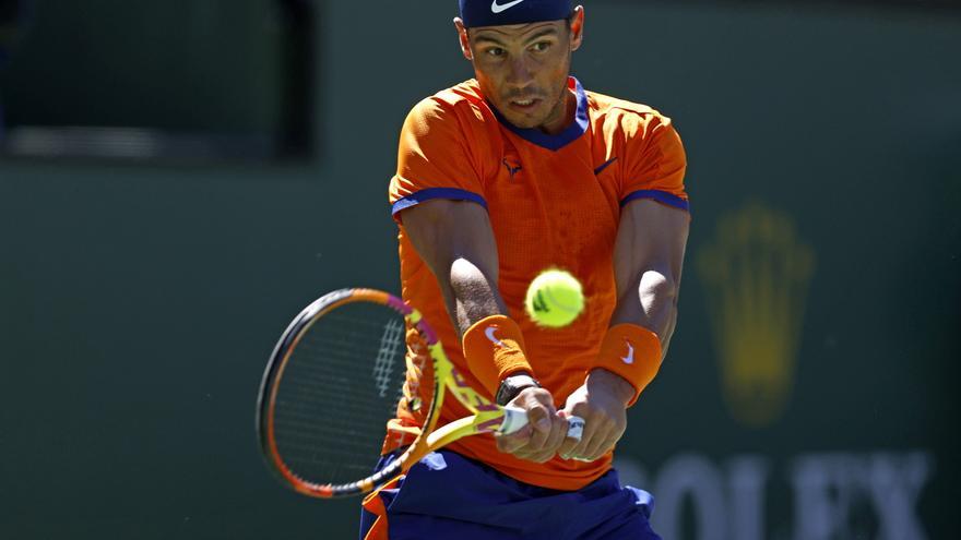 Nadal suma  su 17ª victoria del año en Indian Wells con otra remontada