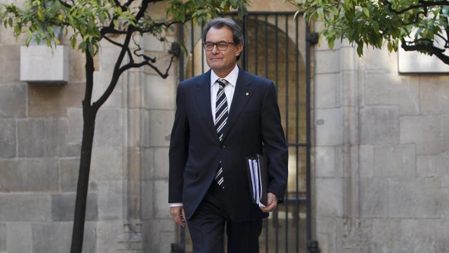 Artur Mas, presidente en funciones de Cataluña.