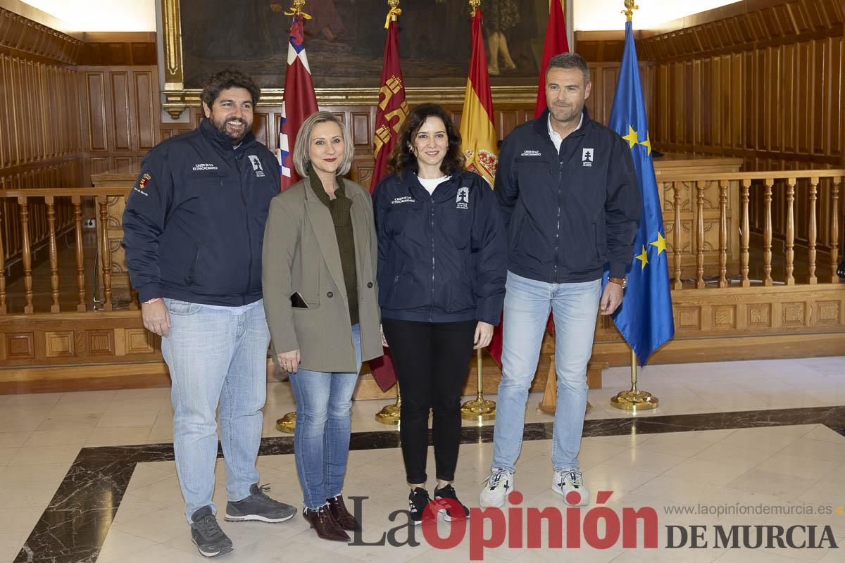 Así ha sido la visita de Isabel Díaz Ayuso a Caravaca de la Cruz