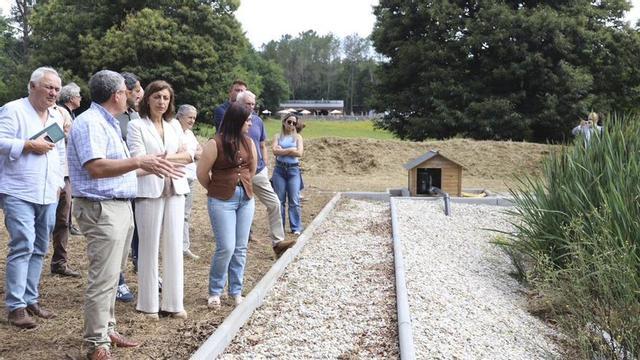Ángeles Vázquez conoció el modelo de depuración del camping de Huttopia en Prado.  |