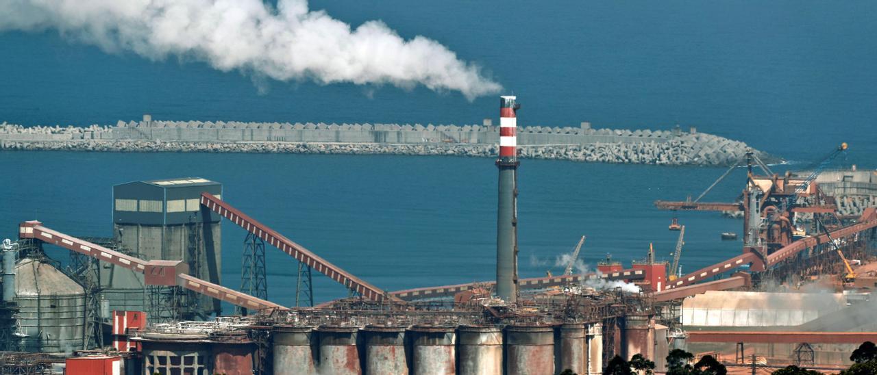 Vista de las instalaciones de una fábrica.