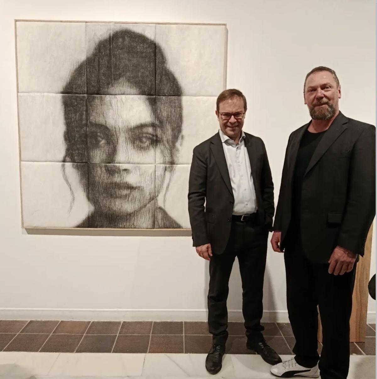 Javier Sierra con Melchor Balsera